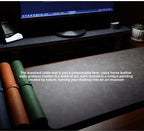 Desk Mat Waterproof PU Mouse Pad Large Mousepad Laptop Non-slip Desk Pad Keyboard Mats Mouse Mat Mouse Wrist Guard Three Pieces