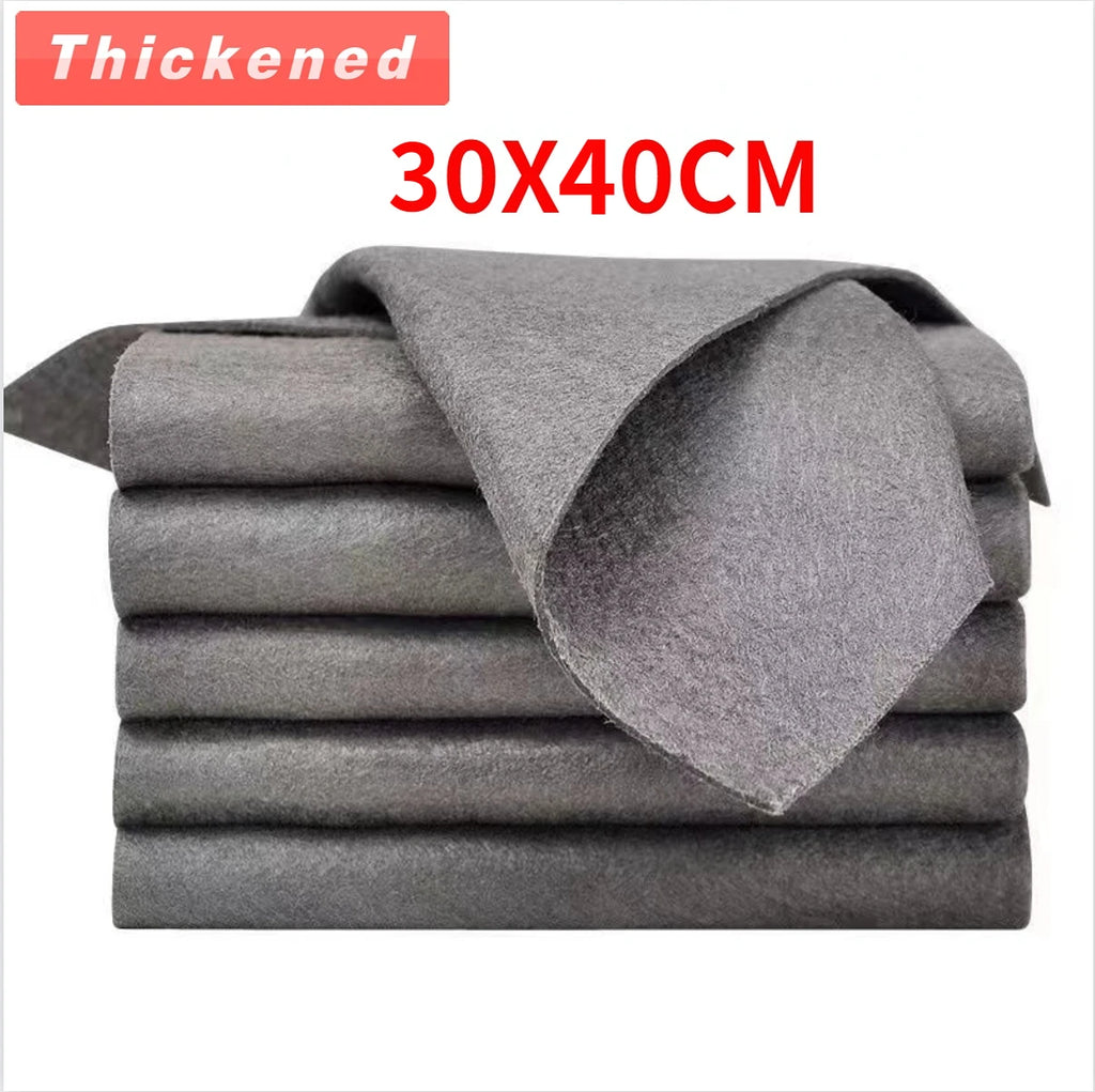 1/5PCS Magic Glass Cleaning Cloth,Streak Free Microfiber Towel for Window,Lint Free Reusable Rag for Home Kitchen Cleaning Cloth