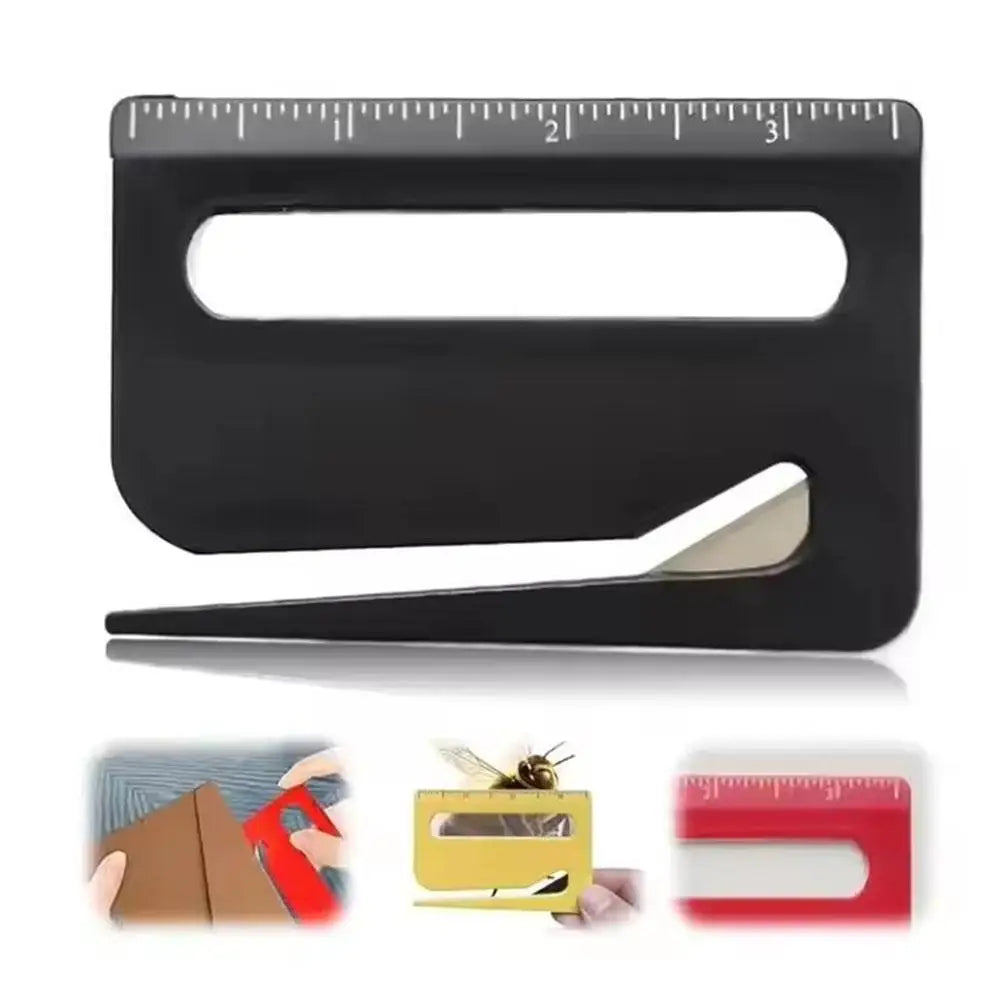 Mini Letter Knife Letter Mail Envelope Opener Safety Paper Guarded Cutter Blade Office Equipment Cutting Supplies