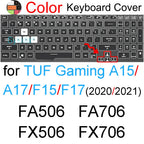 Keyboard Cover for ASUS TUF Gaming A15 A16 A17 A18 F15 F16 F17 FX507 FX607 FA608 FA808 FX608 Silicone Protector Skin Case 15 16