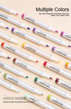 Languo 9/144 Colors Acrylic Paint Art Marker Pen DIY Painting Drawing Card Ceramic Stone Mug Glass Fabric Clothes Art Supplies