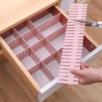 4Pcs Drawer Storage Dividers Sock Compartment Box Free Combination Plastic Partition Board Underwear Grid Divider Organizer Cosmetics Miscellaneous Compartment Box