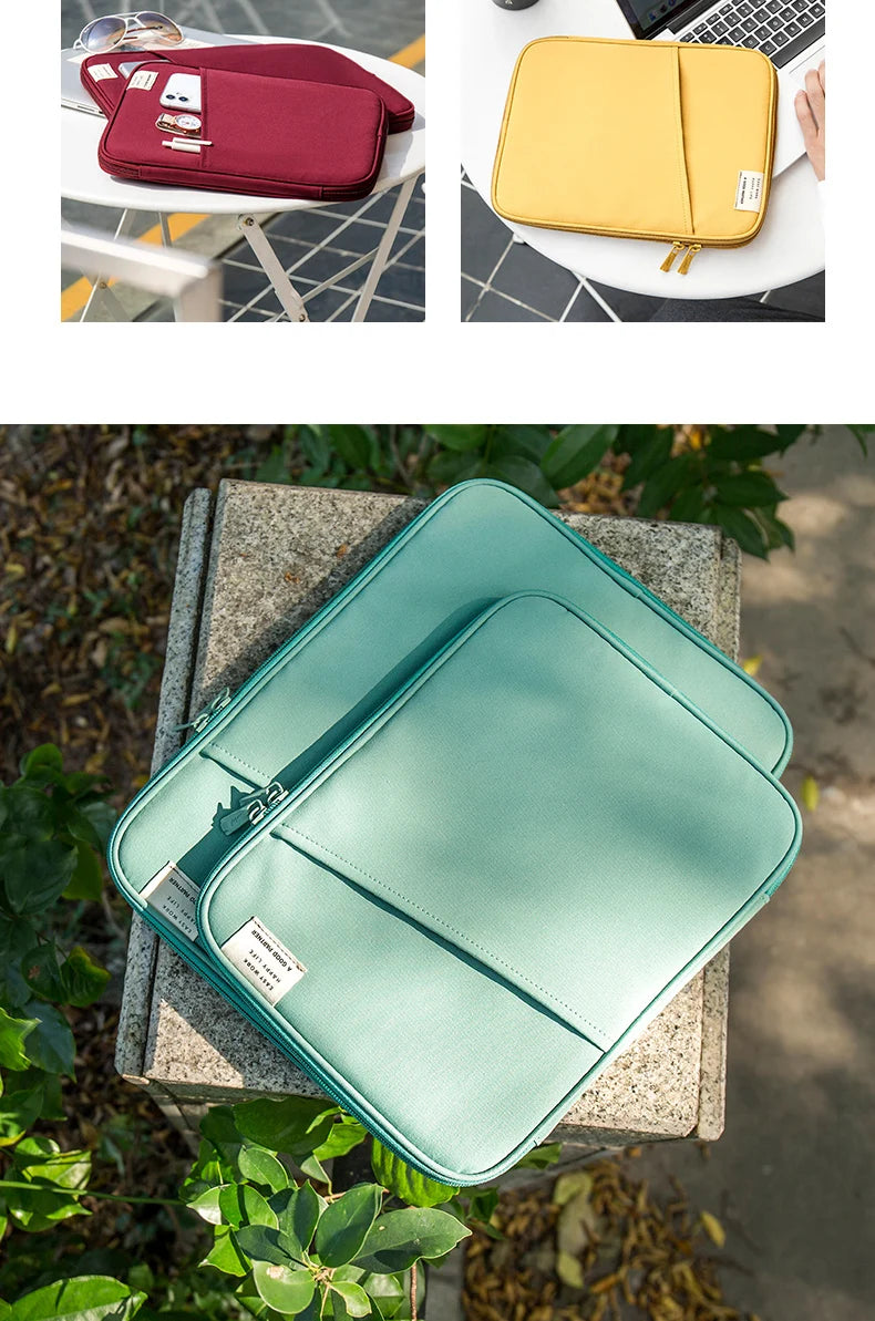 Laptop Sleeve For Macbook Pro 14 A2442 Air13.3 13.6 Tablet Sleeve Bag for Ipad Pro10.5 10.2 11air9.7 10.9 Inch