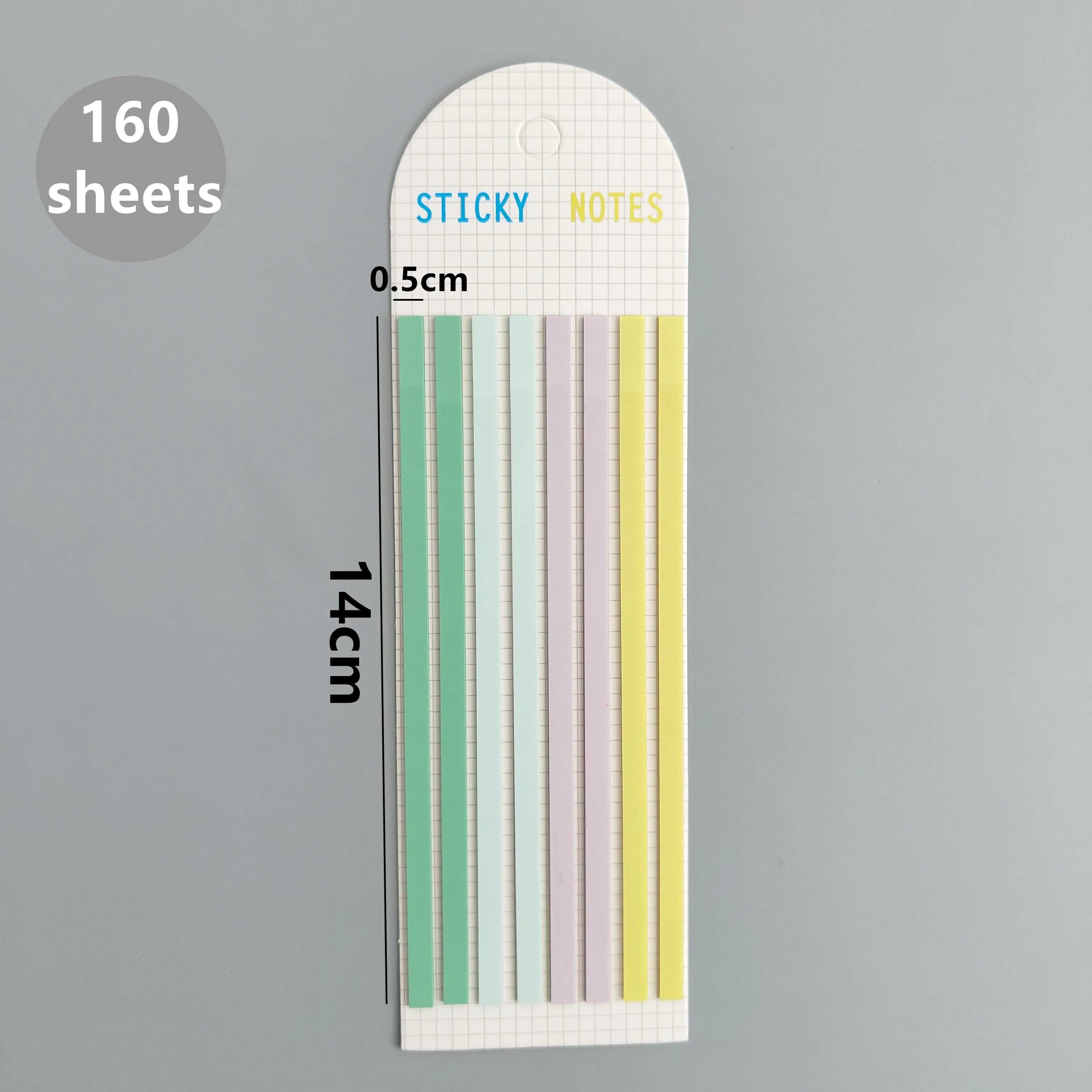 160 Sheets Transparent Sticky Notes Self-Adhesive Reading Annotation for Books Notepad Bookmarks  Memo Pad Index Tabs