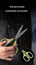 Deli Anti Stick Anti Rust Scissors School Stainless Steel Scissors Home Office DIY Handicraft Made Tools Stationery Scissors
