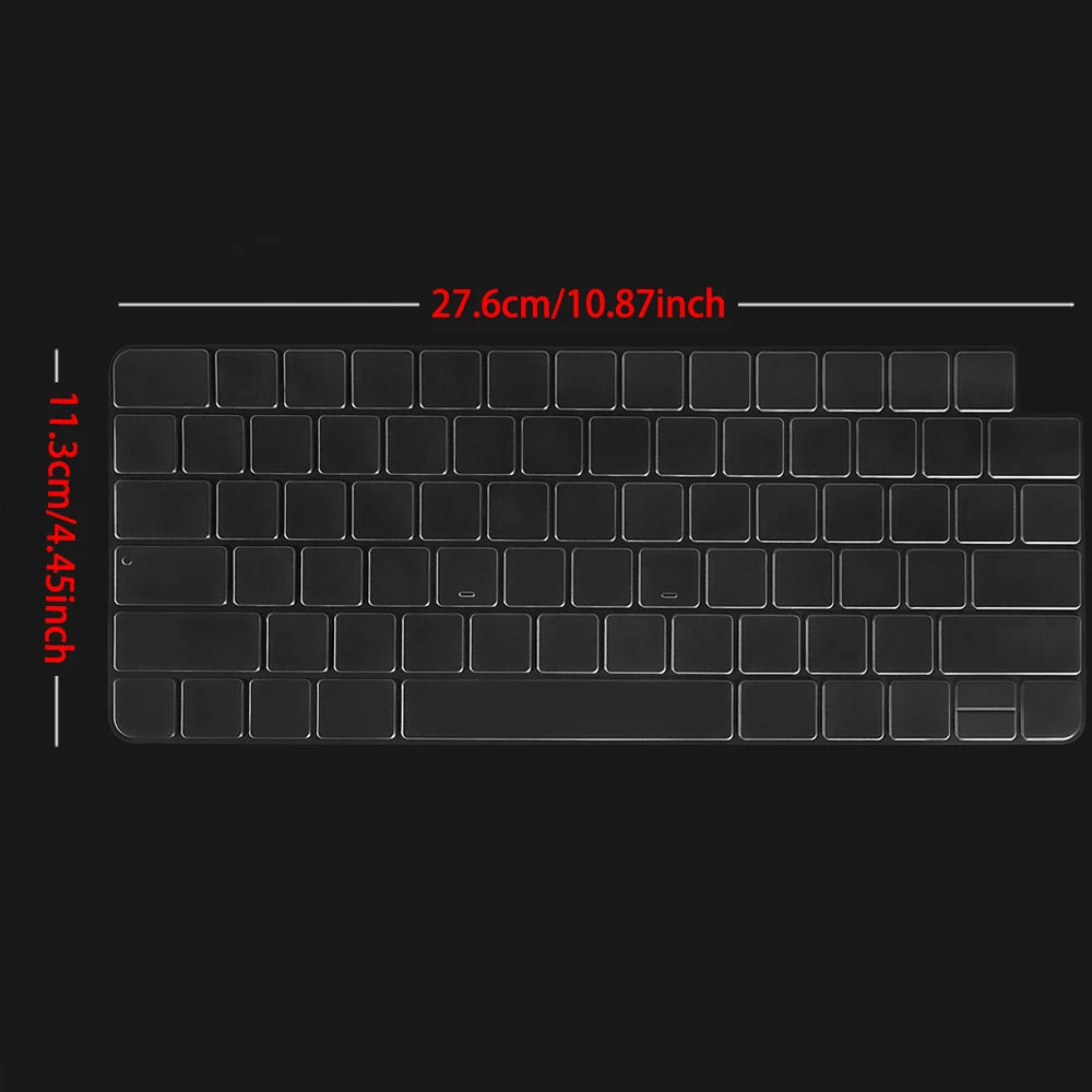 Ultra Thin TPU Keyboard Protector Cover Skin for Magic Keyboard with Touch ID A2449 A3118 MK293LL/A A2450 A3203