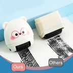 Data Protection Roller Stamp Remove Courier Information Portable Information Coverage Messy Code Confidential Data Security Seal