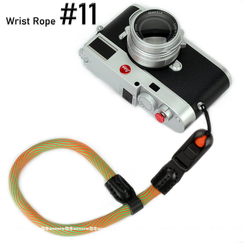 Quick Release Beads Round Rope Camera Shoulder Strap Lanyard for Canon Nikon Panasonic Sony Fujifilm Neck Strap Wrist Strap