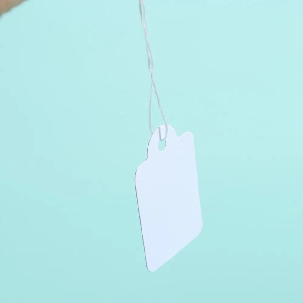 Multipurpose Hanging Price Display Cards DIY with Cotton Thread Apparel Sewing Hang Tag Price Tag Garment Tag Price Label