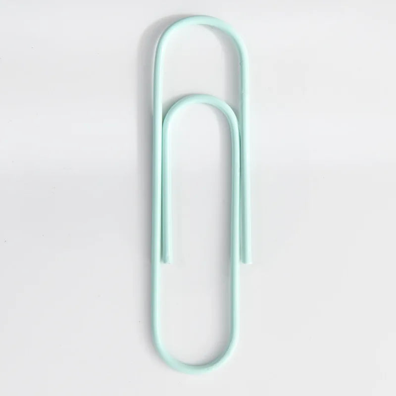 10pcs 10cm Colorful Paper Clips Notebook Memo Pad Filing Bookmark Binder Metal Paper Clips Student Office School Index Bookmark