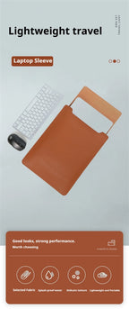 PU Leather Laptop Computer Sleeve Case Bag Stand Cover Pouch Man Women 13 14 15 15.6 16 inch for Macbook Air Samsung HP Lenovo