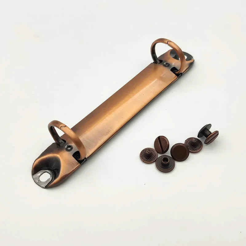 10 Pieces DIY journal notebook mechanical, 6 ring mechanism, A4 B5 A5 A6 A7 binder clip gold silver bronze black