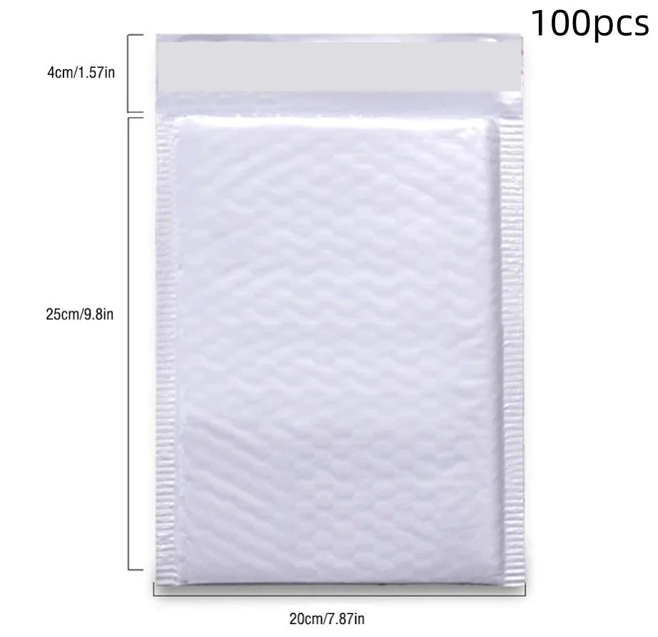 50PCS 100PCS White Multifunctional Bubble Mailing Envelope SelfAdhesive Sealed Express Packaging Suitable For Multiple Scenarios