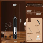 Egg Beater Handheld Electric Milk Frother Maker Drink Foamer Mixer Coffee Creamer Whisk Frothy Stirring Home Kitchen Gadgets