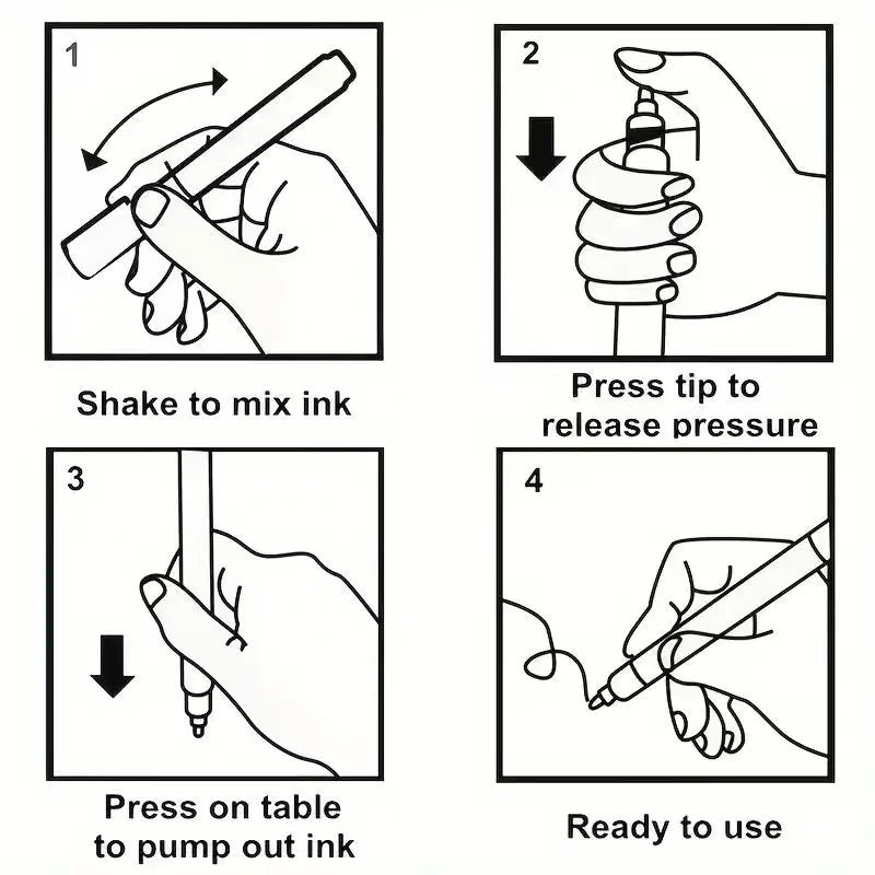 Black Touch-Up Paint Pen 20g - Scratch Remover For Mobile Phone, Camera, Black Surface Chipped Paint Repair Tool