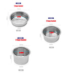 51mm Bottomless Coffee Portafilter With 1 2 4 Cups Basket for Homix Hibrew h11 Oster Cecotec Phico Brayer br1101 Coffee Machine