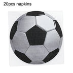 Soccer Party Disposable Tableware Paper Plates Cups Napkins Tablecloth Soccer Birthday Party Decoration