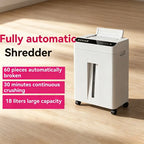 High-capacity Office Shredder with Five-level Security and Shredding Function It Can Shred Large Volumes of Documents and CDs