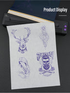 Tattoo Transfer Paper A4 Size Tattoo Stencil Paper Copy Paper Thermal Paper for Tattoo Transfer Machine or Hand Drawing