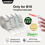 Wireless portable printer color label printer NIIMBOT B18 thermal transfer technology ribbon printing multi-color printing