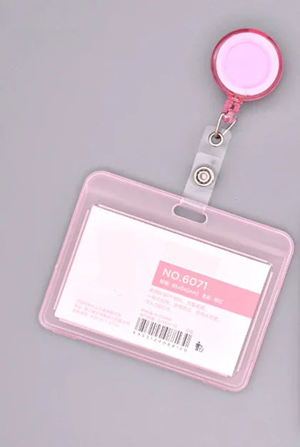 Women Men Card Cover Case Plastic Transparent Business Credit Cards Bank ID Card Sleeve Protect Holder Case for Student