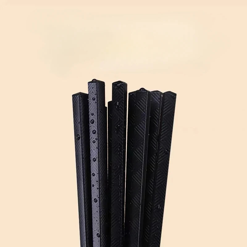 New Reusable Black Chinese Chopsticks Food Sushi Sticks Safe Plastic Food Grade High Temperature Sterilizable Chopsticks