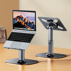Oatsbasf Metal Desktop Laptop Holder Riser Computer Stand Height Adjustable Portable Laptop Table Stand for 11-17.3" Device