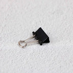 10-20pcs Paper Clip 19/25mm Foldback Metal Binder Clips Black Grip Clamps Office School Stationery Paper Document Clips
