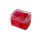1 Pc Women Ladies Double Holes Sharpener Pencil Sharpeners For Cosmetic Brushes Eyeliner Pencil Makeup Pencils Wholesale