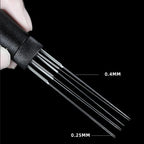 Espresso Coffee Stirrer Needle with 8 Needles Magnetic Abortion Stand Barista Coffee Stirring Distribution Tools