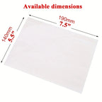50pcs 15cmx 22cm Clear Adhesive Top Loading Packing List Clear Shipping Pouches,Mailing/Shipping Label Envelopes