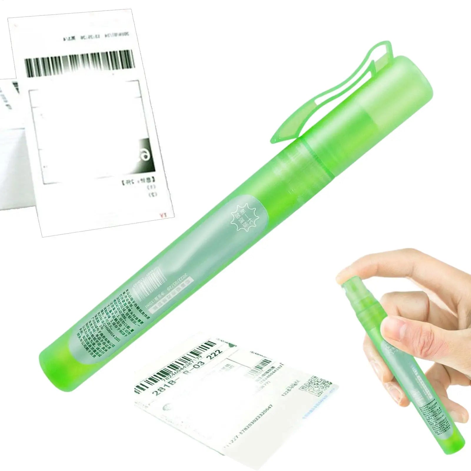 Elimination Privacy Spray Pen Thermal Paper Corrector Data Protection Privacy Protection Correction Fluid Portable Express Tool