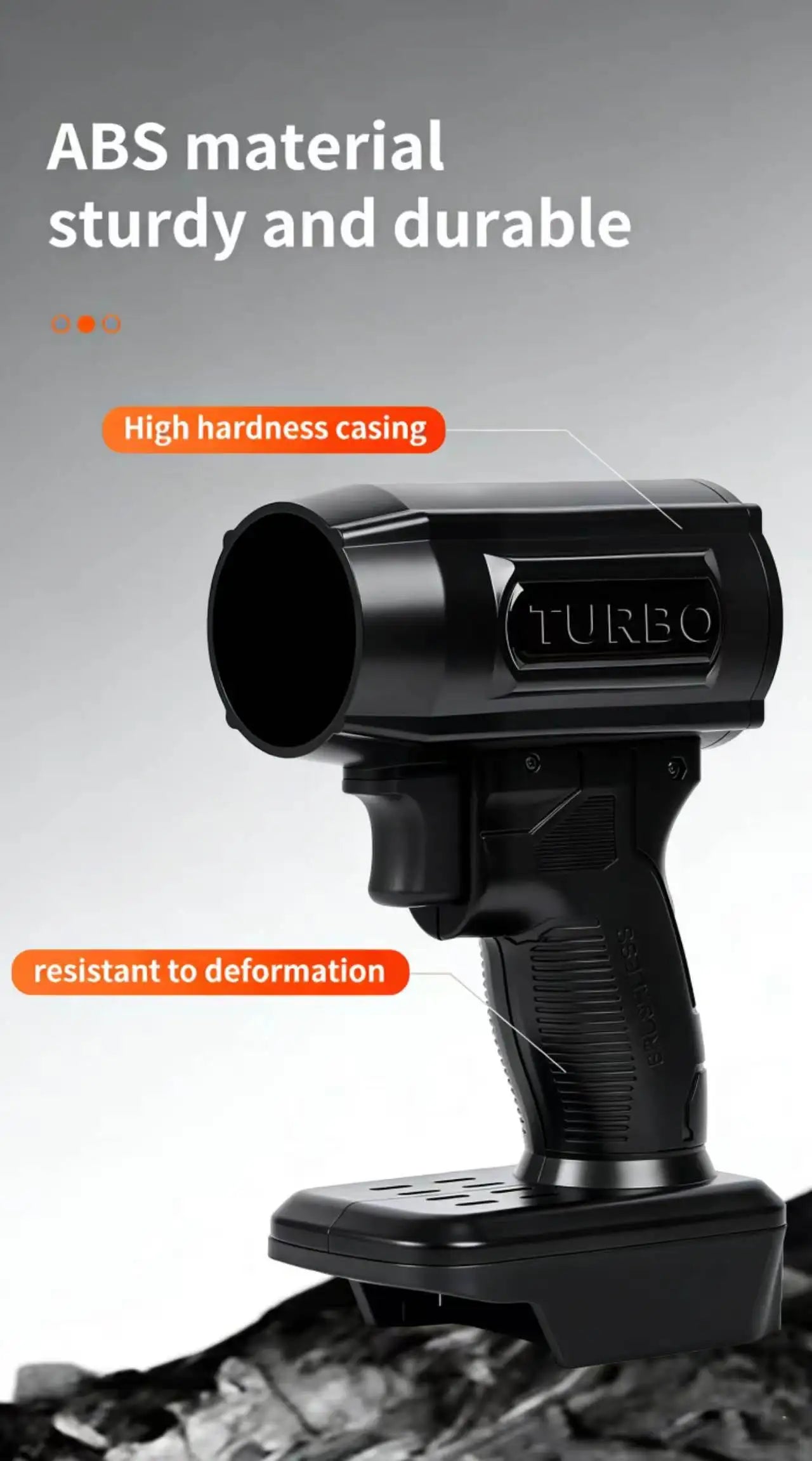 Car Violent Air Blower Powerful Handheld Turbo Jet Fan High Speed 50mm Brushless Motor Thrust Car Wash Air Gun Dryer Tools