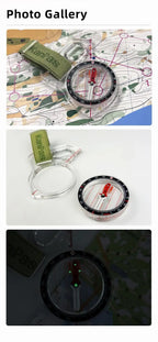 KANPAS Basic Competition Orienteering Thumb Compass, MA-40-FS
