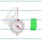 652D Orienteering Thumb Compasses Survival Navigation Compasses Multifunctional Compasses Ruler for Map Reading Backpacking