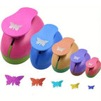 8/16/25/38/50mm Random Color Butterfly Shape Hole Punch, DIY Embossing Punch, Scrapbooking Machine, Paper Cutting Punch.