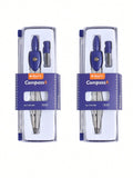 Precision Compasses with Replaceable Tips  Student Drawing and Mapping Tool Set  Suitable for Both Examination and Office Use
