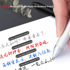 4 In 1 Multifunction Luxury Pen, 0.7mm 3 Color Ballpoint 0.5mm Mechanical Pencil, Gravity Sensor Metal Retractable Pens Długopis