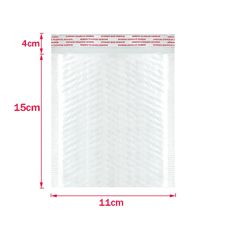 Bulk 50 Shockproof White Foam Envelope Bag Self-sealing Padded Mail Bubble Bag Envelope Shipping Office Packaging Parcel