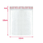 Bulk 50 Shockproof White Foam Envelope Bag Self-sealing Padded Mail Bubble Bag Envelope Shipping Office Packaging Parcel