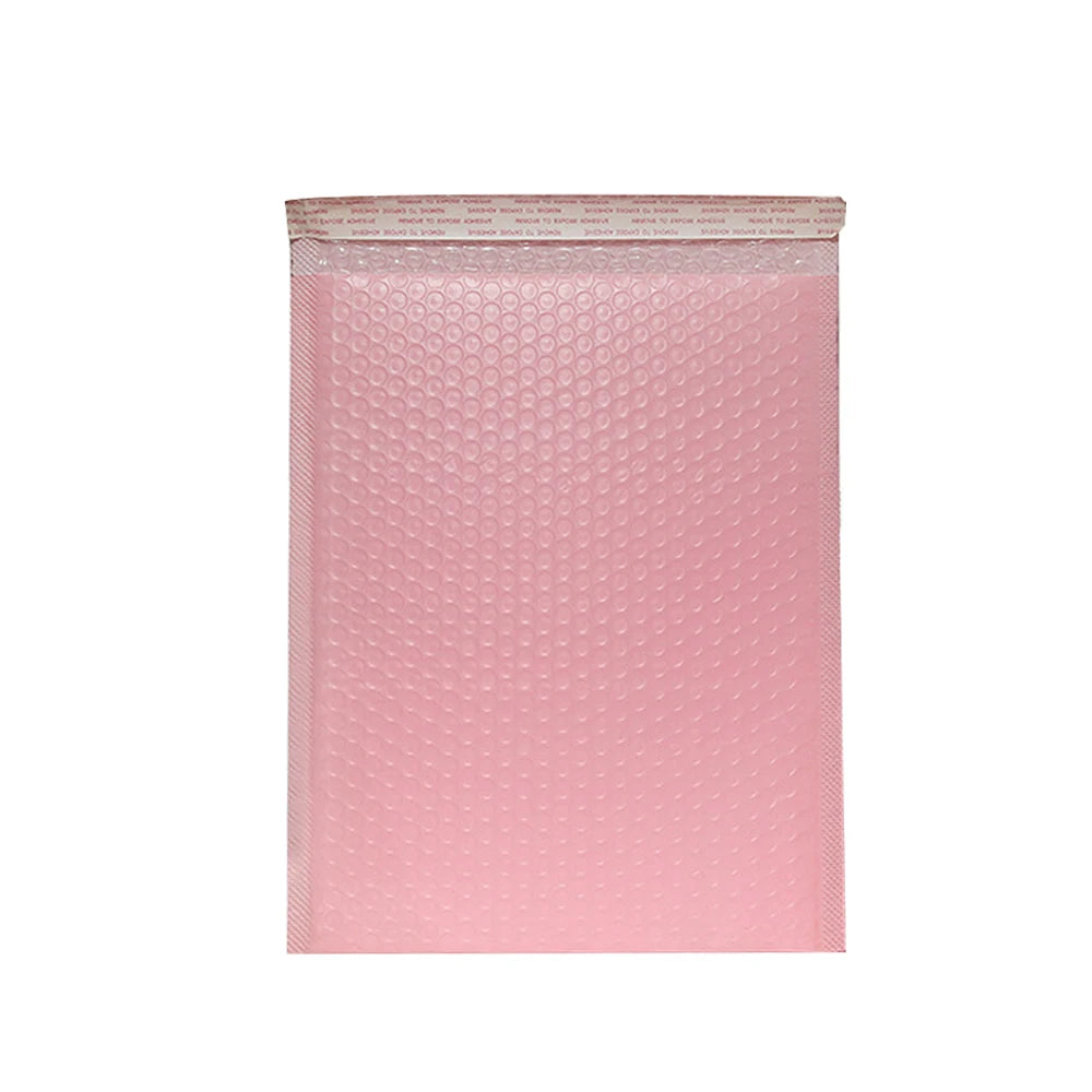 1/50Pcs Black Poly Bubble Mailers Padded Envelopes Self Seal Padded Envelopes Gift Bags Pink Packaging Envelope Bags for Book