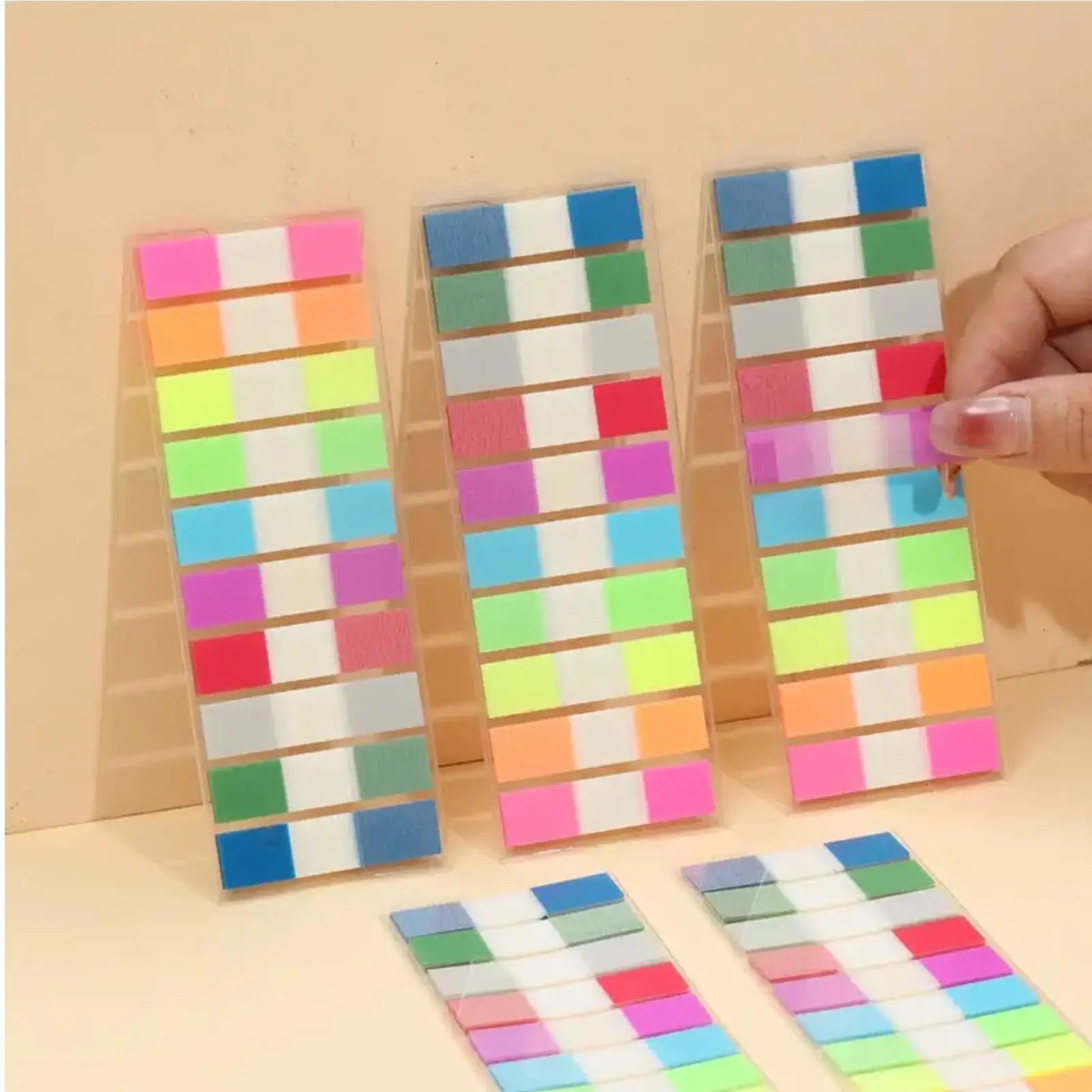 2 Sheet Colored Index Tabs Reading Sticky Page Markers for Students Teachers School Home Office Work Notebook Textbook Journal