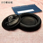 Natural Original Stone Inkstone With Cover Longan Round For Students Libros Livros Livres Kitaplar Art