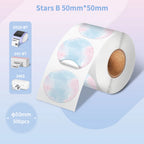 Phomemo PM-241BT Shipping Label Printer Label Sticker Round Label Square Label Rainbow Color DIY Logo Design Small Business