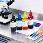 100ml Universal Dye Ink BK C M Y Kit Compatible For HP Canon Epson Brother Deskjet Inkjet Printer Tank Cartridges CISS