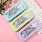 Professional Student Drafting Kit 7-Piece Compass Protractor and Ruler Set Student Ruler Set Ruler Set  Engineering Drawing