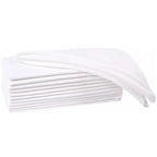 Set of 12 Linen Flax Cotton Cloth Dinner Napkin Natural Fabric Napkins Mitered Corners Wedding Napkins Dinner Napkins