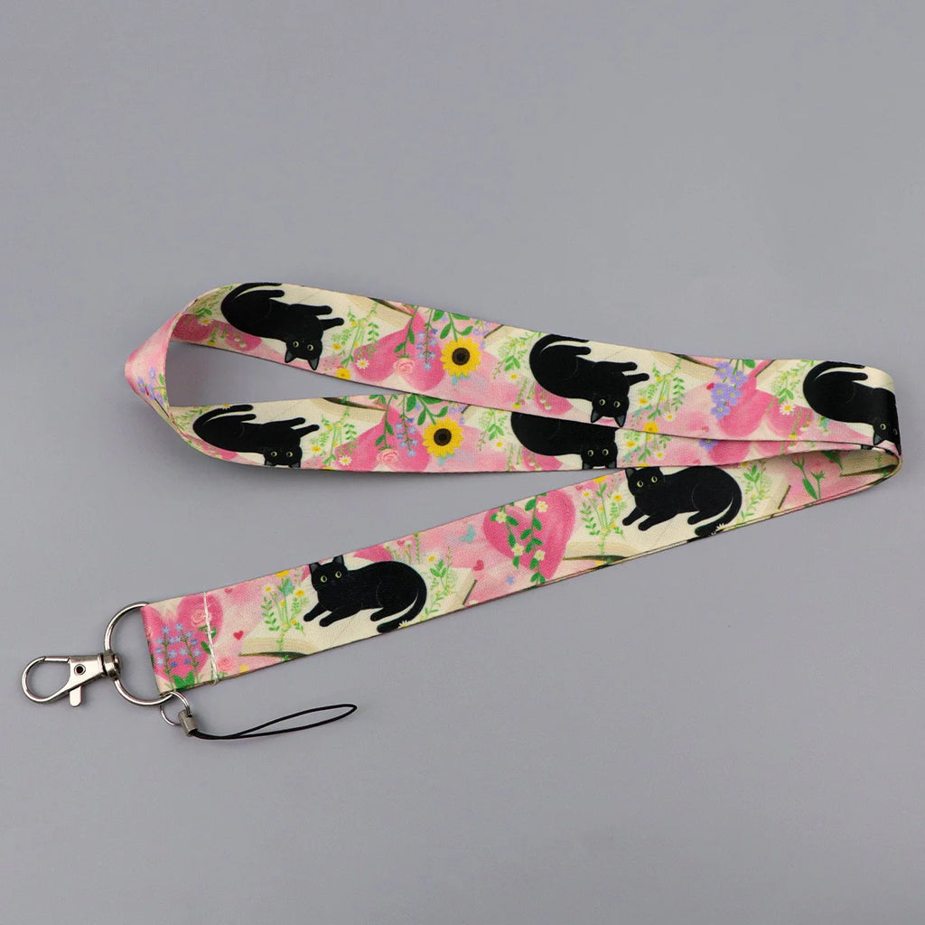 Heart Credential Holder Minimalist Style Lanyards for Key Neck Strap For Card Badge Gym Keychain Keyring Accessories Gifts