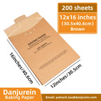 Parchment Paper Baking Paper Square Non-Stick Precut 4” to 12” Grilling Oven Air Fryer Steaming Burger Paper Baking Supplies