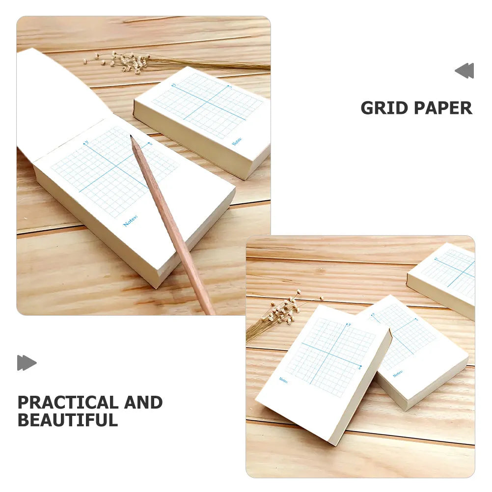 Xy Coordinate Practice Notebooks Grid Paper Math Drawing Sheets Dual-Side Graphing Notepad for Students Teachers